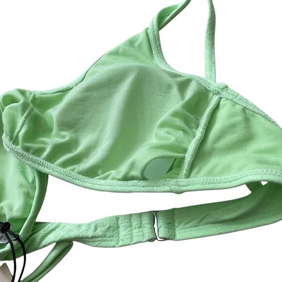 NWT Sincerely Jules Lime Green 2-Piece Bikini Women's SZ M - Picture 3 of 7